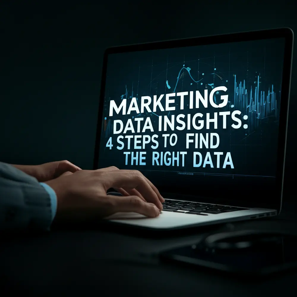 Marketing Data Insights: 4 Steps to Find the Right Data
